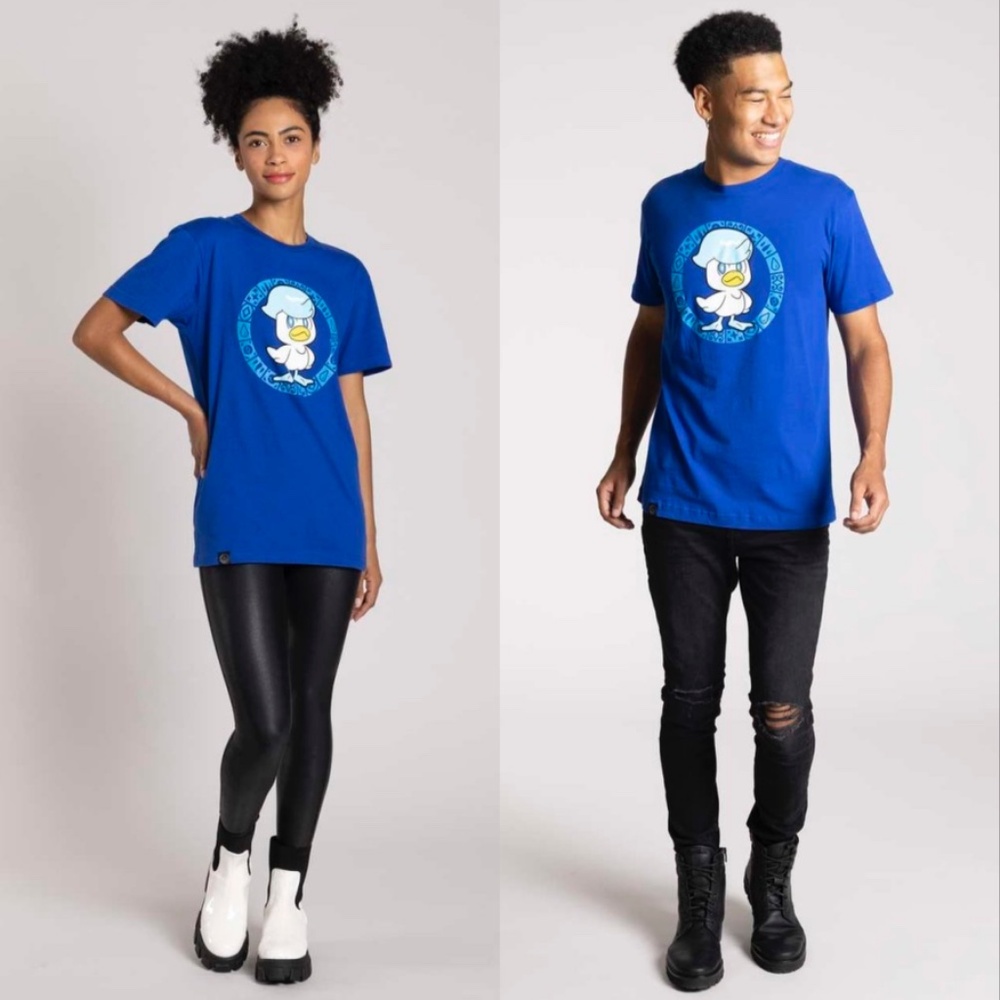 Pokemon Center Quaxly Crewneck Short Sleeve Graphic Shirt Adult Unisex